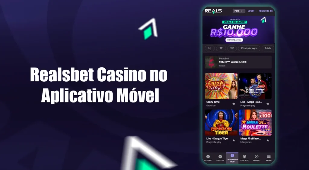 Realsbet Casino no Aplicativo Móvel